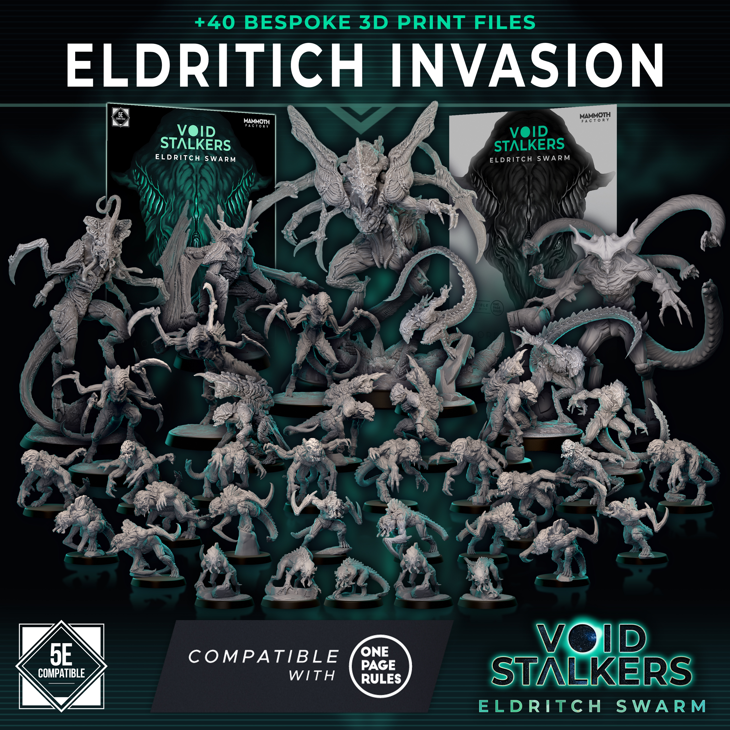 Eldritch Swarm - 41 STL Miniatures